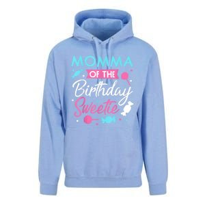 Momma Of The Birthday Sweetie Candy Bday Party Mother Unisex Surf Hoodie