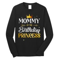 Mommy Of The Birthday Princess Girl Party Matching Family Long Sleeve Shirt