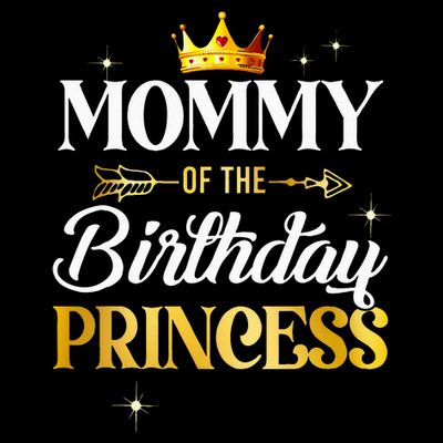 Mommy Of The Birthday Princess Girl Party Matching Family T-Shirt