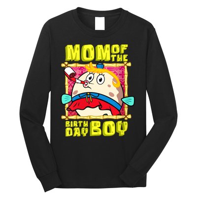 Mom Of The Birthday Boy Mother Gift Match Movies Long Sleeve Shirt