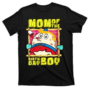 Mom Of The Birthday Boy Mother Gift Match Movies T-Shirt