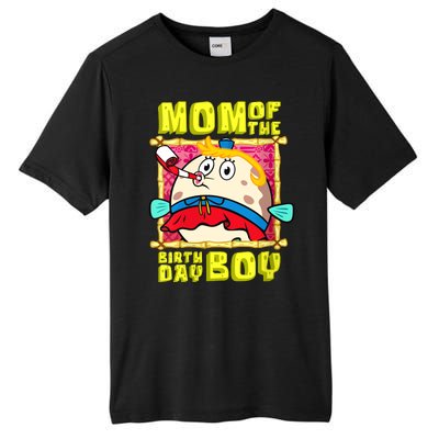 Mom Of The Birthday Boy Mother Gift Match Movies Tall Fusion ChromaSoft Performance T-Shirt