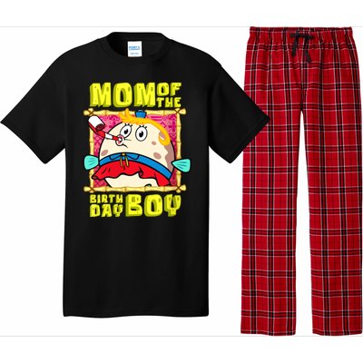 Mom Of The Birthday Boy Mother Gift Match Movies Pajama Set