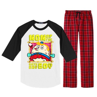 Mom Of The Birthday Boy Mother Gift Match Movies Raglan Sleeve Pajama Set