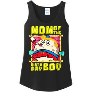 Mom Of The Birthday Boy Mother Gift Match Movies Ladies Essential Tank