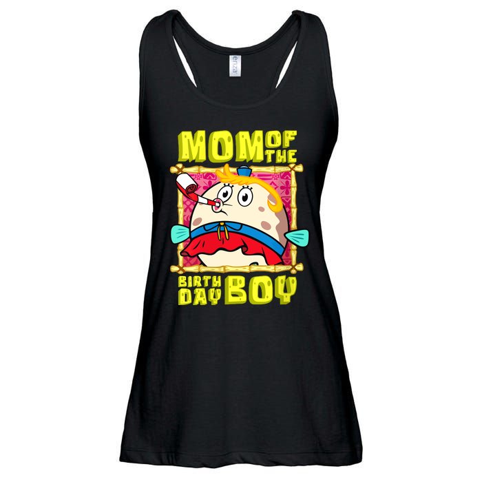 Mom Of The Birthday Boy Mother Gift Match Movies Ladies Essential Flowy Tank