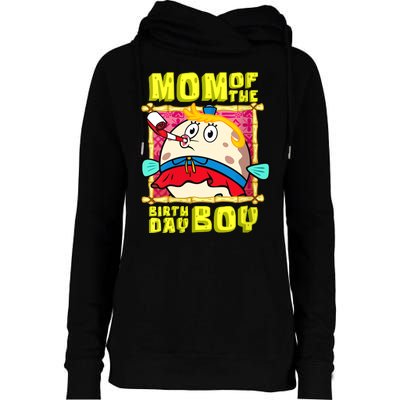 Mom Of The Birthday Boy Mother Gift Match Movies Womens Funnel Neck Pullover Hood