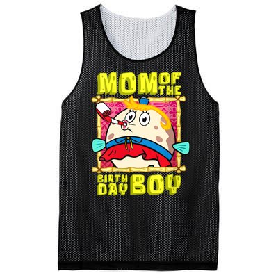 Mom Of The Birthday Boy Mother Gift Match Movies Mesh Reversible Basketball Jersey Tank