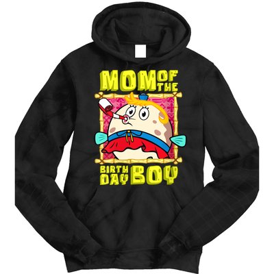 Mom Of The Birthday Boy Mother Gift Match Movies Tie Dye Hoodie