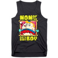 Mom Of The Birthday Boy Mother Gift Match Movies Tank Top