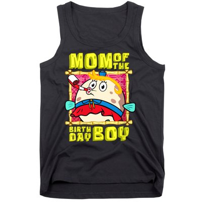 Mom Of The Birthday Boy Mother Gift Match Movies Tank Top