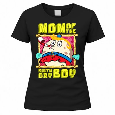 Mom Of The Birthday Boy Mother Gift Match Movies Women's T-Shirt