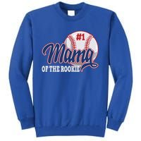 Mama Of The Rookie Baseball 1st Birthday Baseball Theme Great Gift Tall Sweatshirt