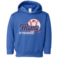 Mama Of The Rookie Baseball 1st Birthday Baseball Theme Great Gift Toddler Hoodie