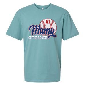 Mama Of The Rookie Baseball 1st Birthday Baseball Theme Great Gift Sueded Cloud Jersey T-Shirt