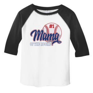 Mama Of The Rookie Baseball 1st Birthday Baseball Theme Great Gift Toddler Fine Jersey T-Shirt