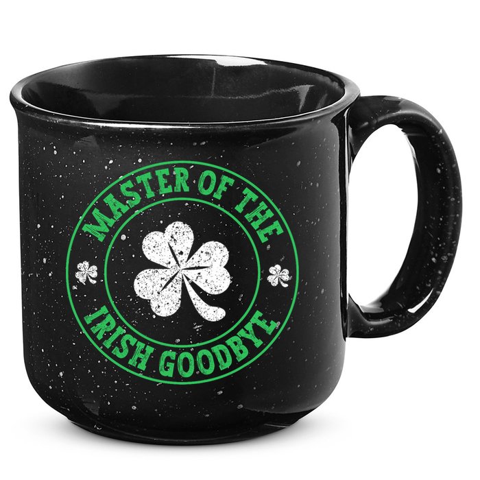 Master Of The Irish Goodbye St PatrickS Day 15oz Campfire Ceramic Mug