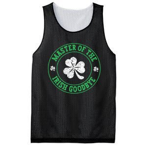 Master Of The Irish Goodbye St PatrickS Day Mesh Reversible Basketball Jersey Tank