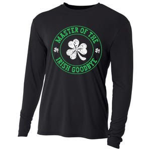 Master Of The Irish Goodbye St PatrickS Day Cooling Performance Long Sleeve Crew