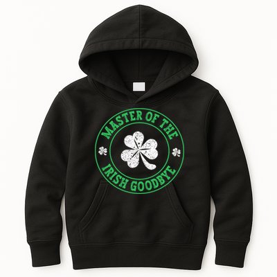 Master Of The Irish Goodbye St PatrickS Day Kids Hoodie