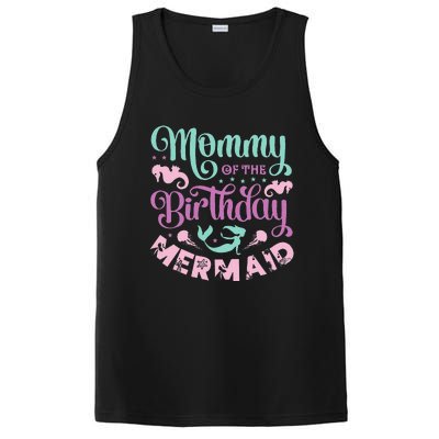 Mommy Of The Birthday Mermaid Sayings Mom Mother Mama PosiCharge Competitor Tank