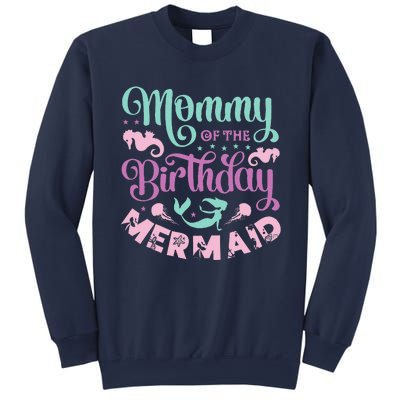 Mommy Of The Birthday Mermaid Sayings Mom Mother Mama Sweatshirt