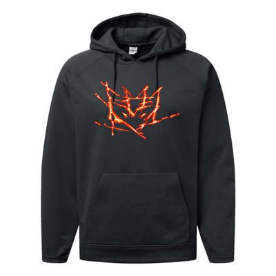 Mark Of The Fallen Commander Performance Fleece Hoodie