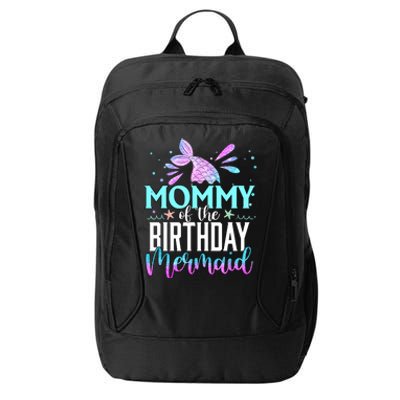 Mommy Of The Birthday Mermaid Funny Matching Family Party City Backpack