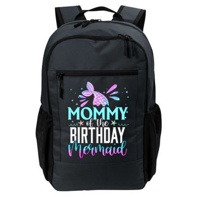 Mommy Of The Birthday Mermaid Funny Matching Family Party Daily Commute Backpack