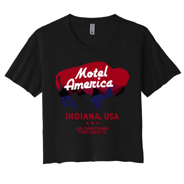 Motel America Indiana, USA Air Conditioning Free Cable TV Crop Top
