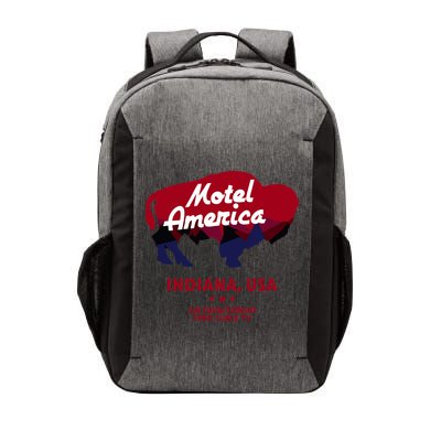 Motel America Indiana, USA Air Conditioning Free Cable TV Vector Backpack