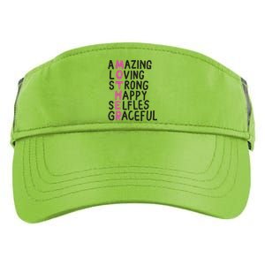 Mother Amazing Loving Strong Adult Drive Performance Visor