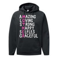 Mother Amazing Loving Strong Performance Fleece Hoodie