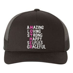 Mother Amazing Loving Strong Yupoong Adult 5-Panel Trucker Hat