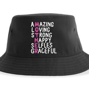 Mother Amazing Loving Strong Sustainable Bucket Hat