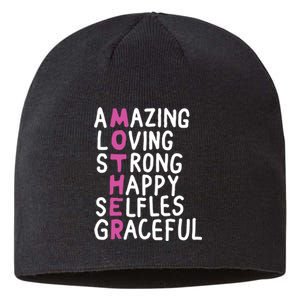 Mother Amazing Loving Strong Sustainable Beanie