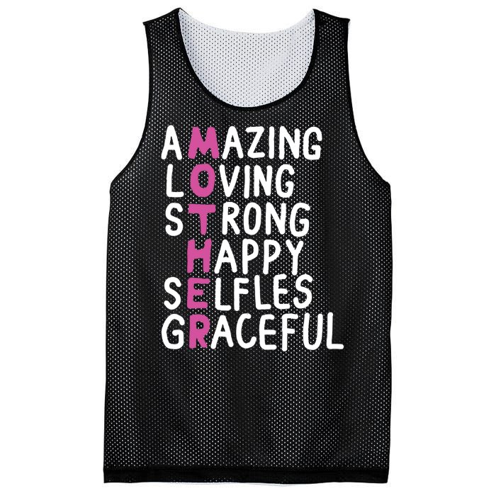 Mother Amazing Loving Strong Mesh Reversible Basketball Jersey Tank