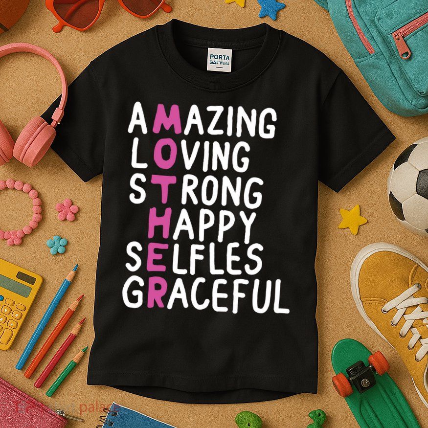 Mother Amazing Loving Strong Kids T-Shirt