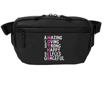 Mother Amazing Loving Strong Crossbody Pack