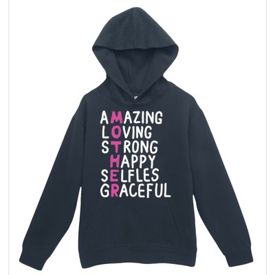 Mother Amazing Loving Strong Urban Pullover Hoodie