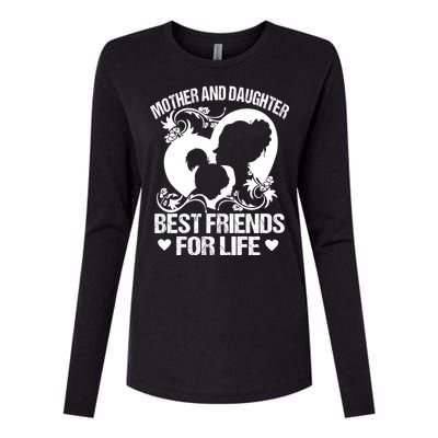 Mother And Daughter Best Friends For Life Womens Cotton Relaxed Long Sleeve T-Shirt