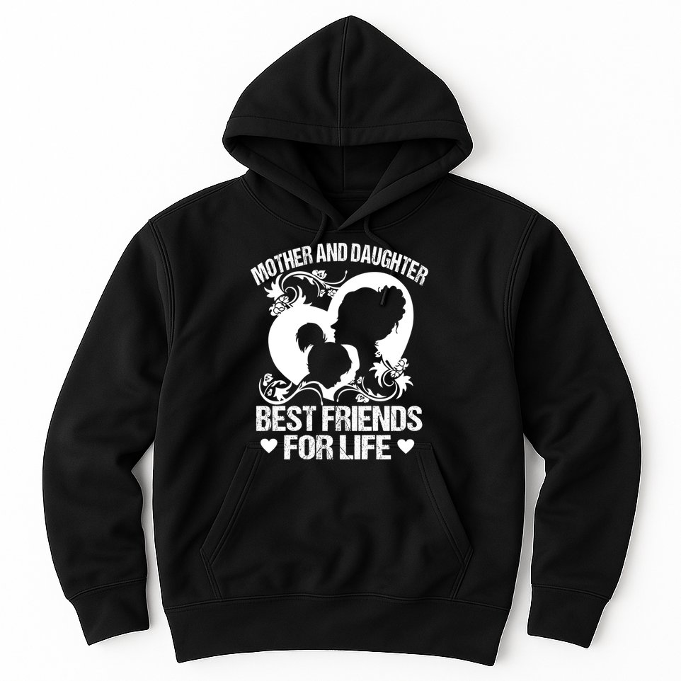 Mother And Daughter Best Friends For Life Hoodie