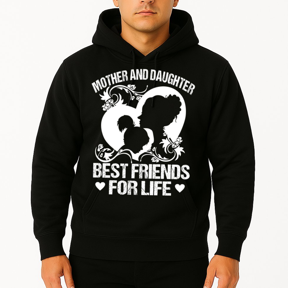 Mother And Daughter Best Friends For Life Hoodie