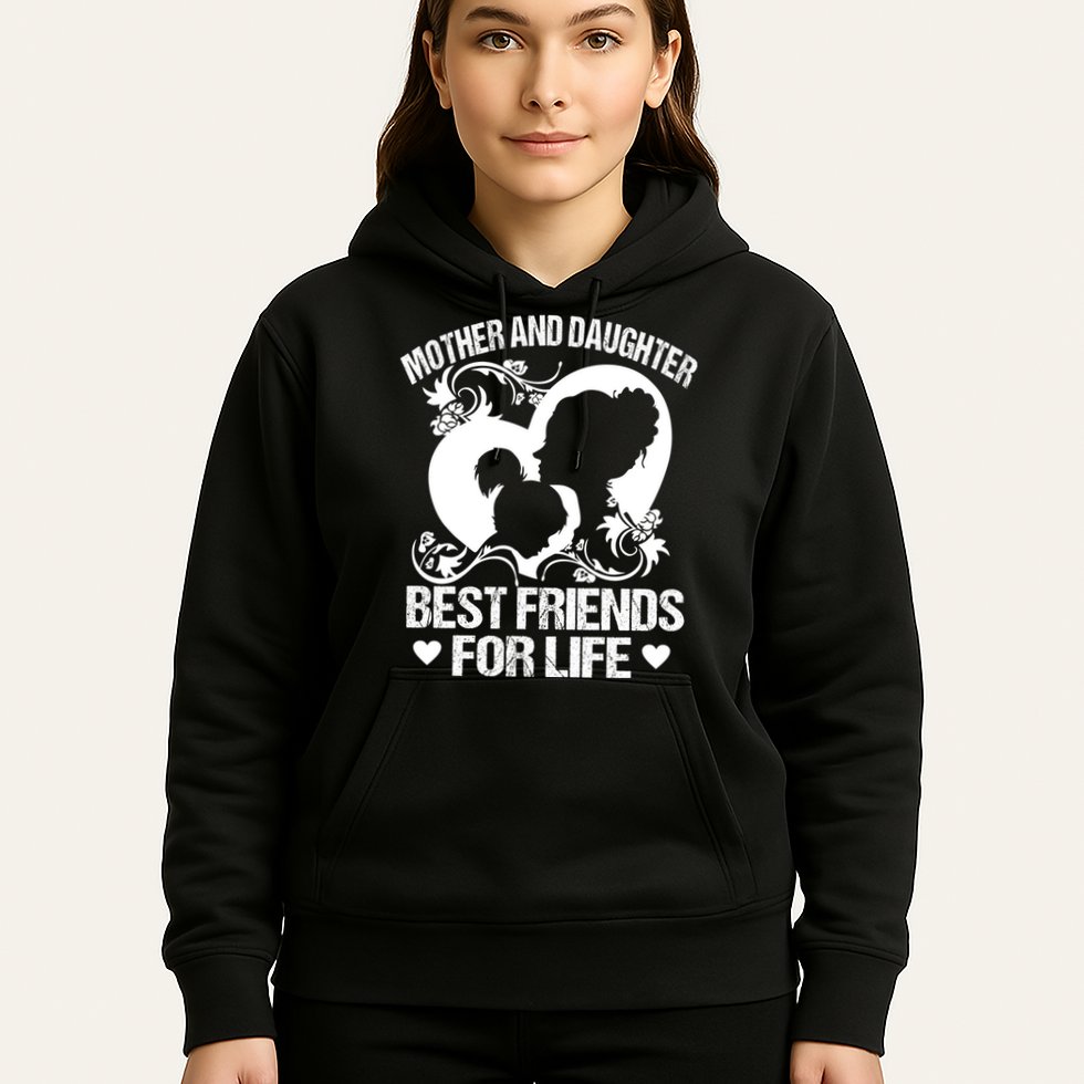 Mother And Daughter Best Friends For Life Hoodie