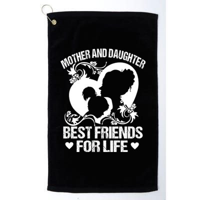 Mother And Daughter Best Friends For Life Platinum Collection Golf Towel