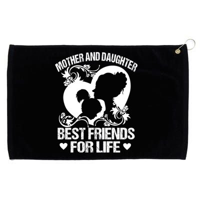 Mother And Daughter Best Friends For Life Grommeted Golf Towel