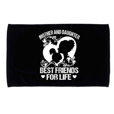 Mother And Daughter Best Friends For Life Microfiber Hand Towel