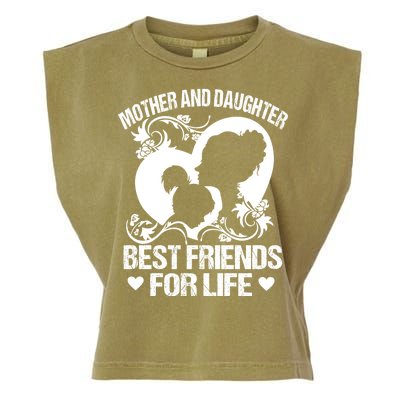 Mother And Daughter Best Friends For Life Garment-Dyed Women's Muscle Tee