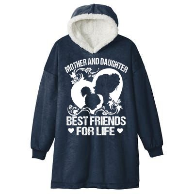 Mother And Daughter Best Friends For Life Hooded Wearable Blanket