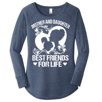 Mother And Daughter Best Friends For Life Women's Perfect Tri Tunic Long Sleeve Shirt